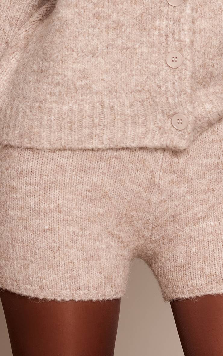 Avoine Short Mini En Maille Brossée