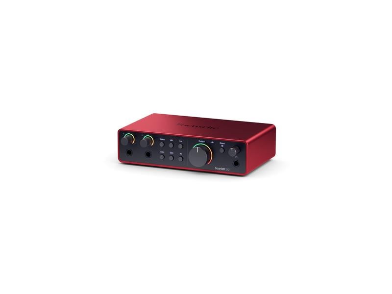 Focusrite Audio Interface Scarlett 2i2 – 4th Generation Audio-Interface mit zwei Ein- und Ausgängen in Studioqualität, neu gemastert für alle Künstler