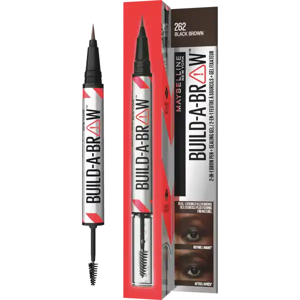 Build-A-Brow Augenbrauenstift Nr. 262 Black Brown + Versiegelungsgel