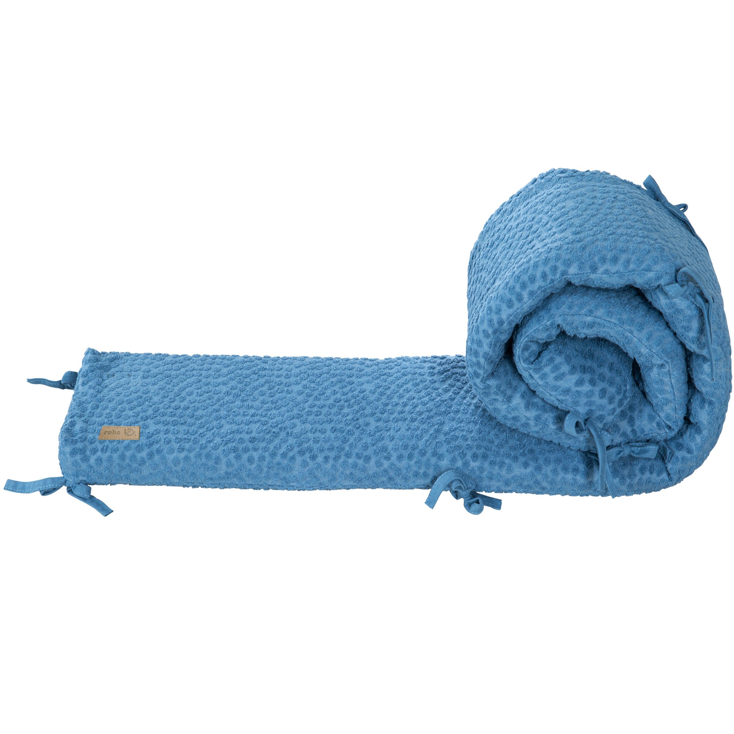 roba Nestchen passend für Babybetten 60x120cm oder 70x140 cm 'Seashells' indigo