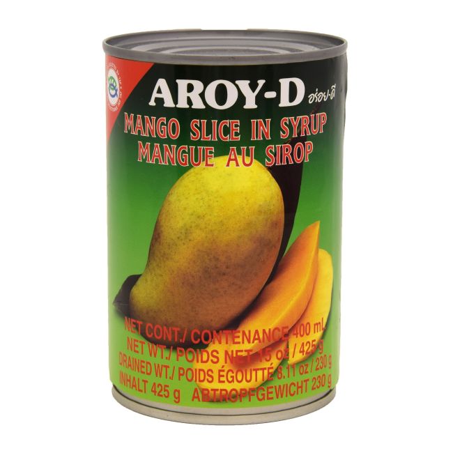 Aroy-D Mango Plakken in Siroop 425g