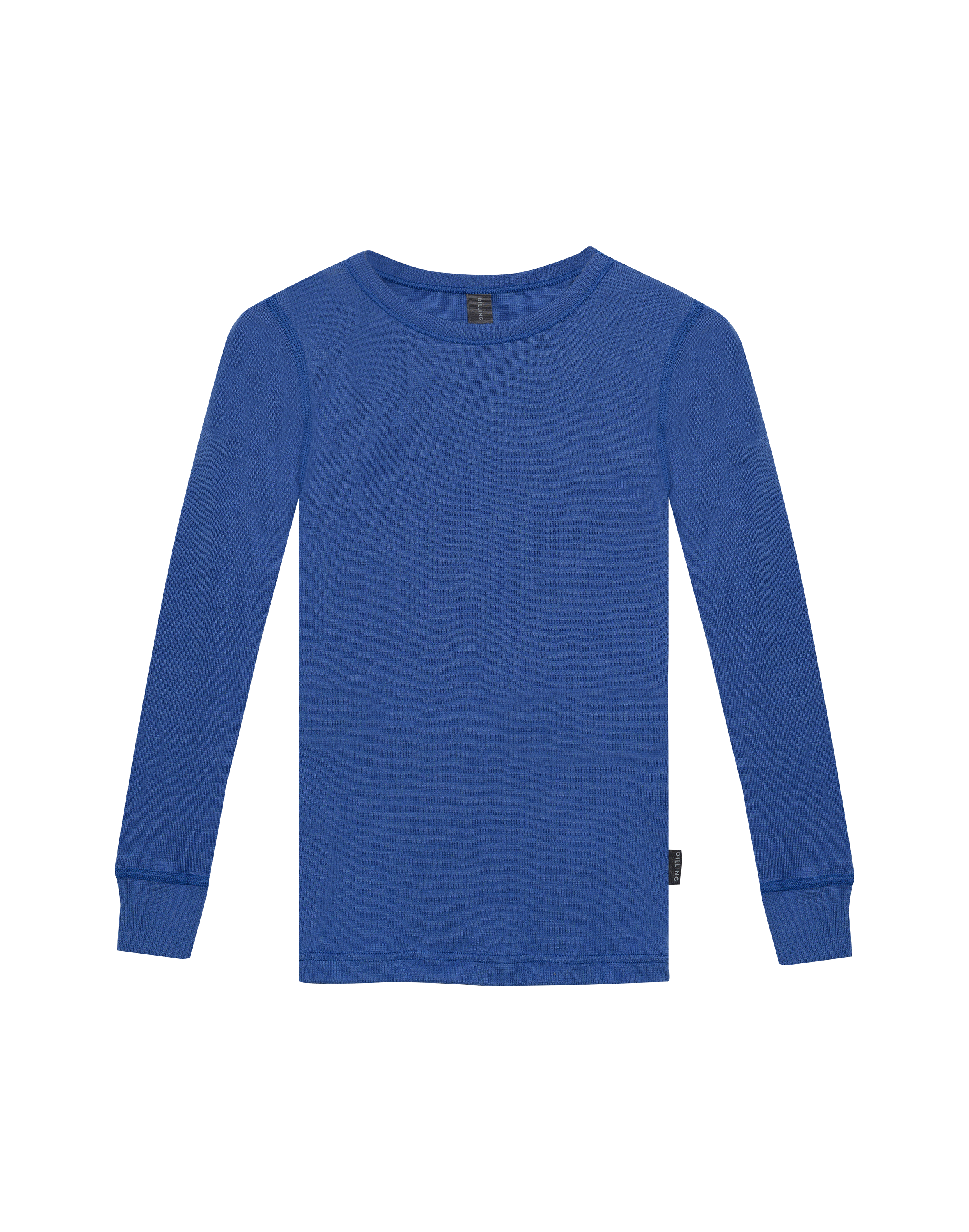 Shirt van merinowol voor kinderen in Kersthart