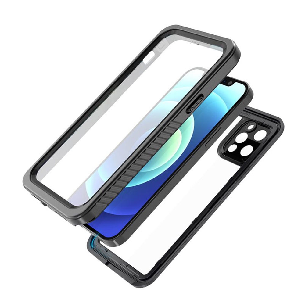 iPhone 12 Pro Avalanche Case Wasserfeste Outdoor Schutz Hülle IP68 (EGCA00278) - Schwarz