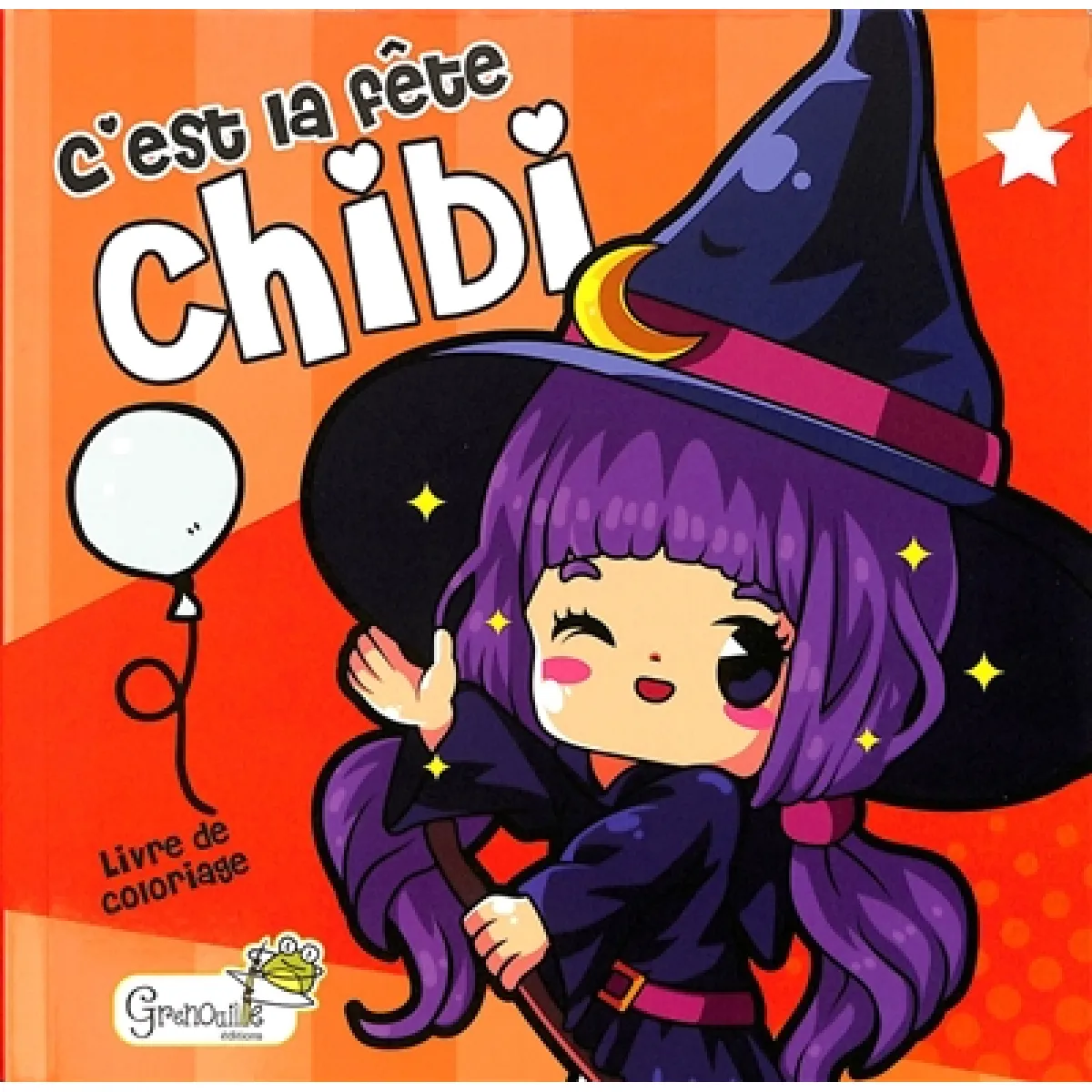 C'est la fête chibi : livre de coloriage