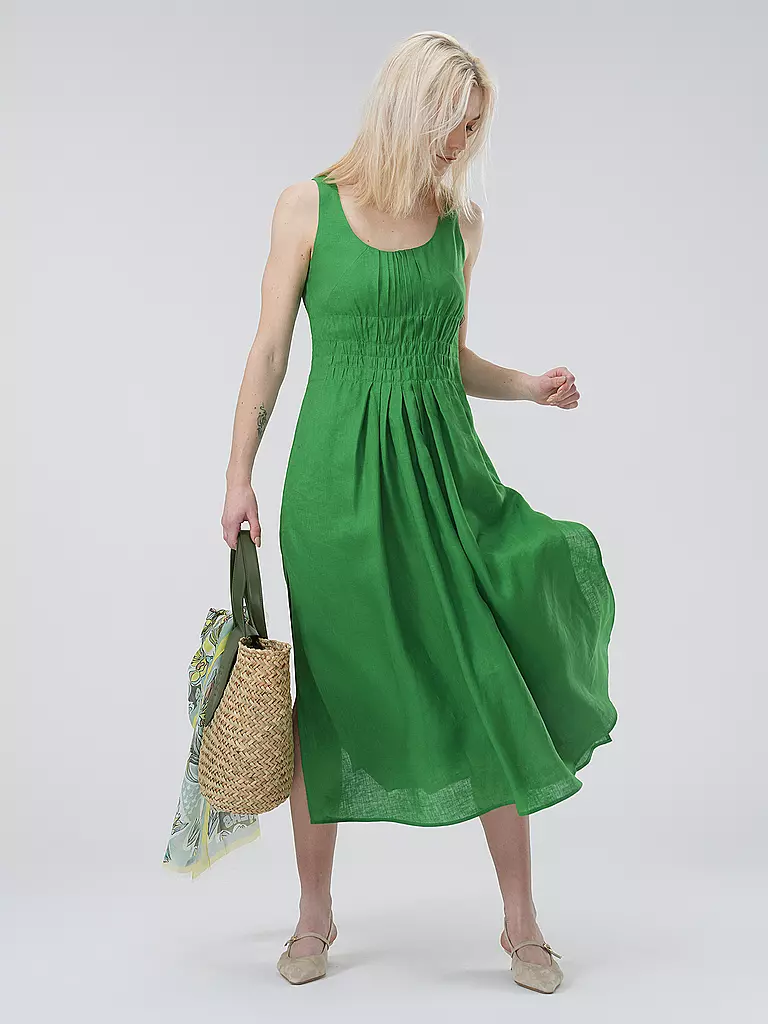 TORY BURCH Maxikleid grün