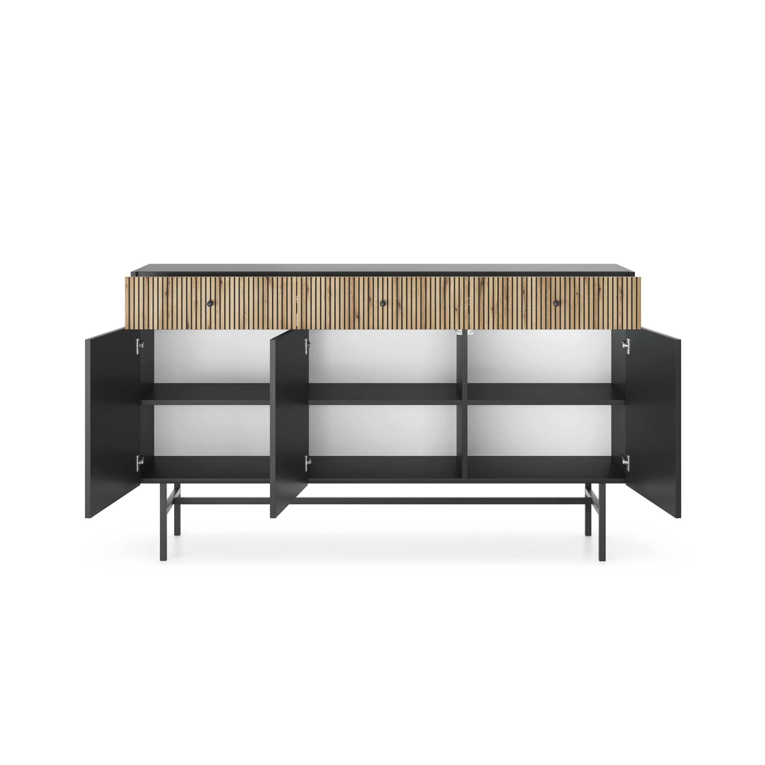 by fonQ Scandiva Dressoir 3-deurs - Naturel