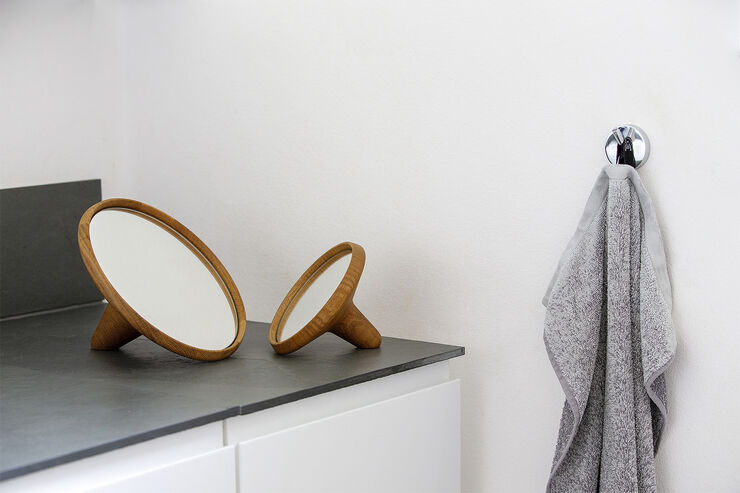 Spring Copenhagen Satelite mirror - Small Brun