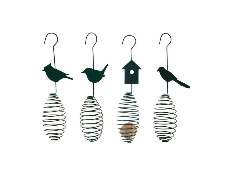 Esschert Design Futterspender Futterfeder, assortiert Halter für Meisenknödel