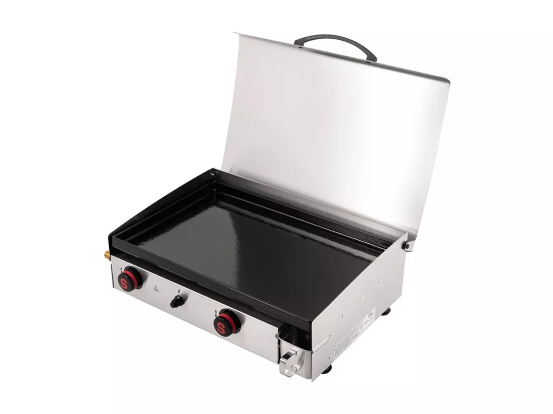 Plancha gaz 2 brûleurs Arenc 6 kW - Somagic