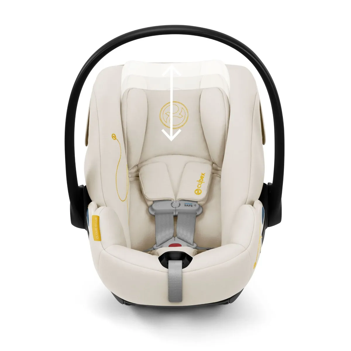 Cybex Siège d’Auto Cloud G Lux 4-35lb - Seashell Beige