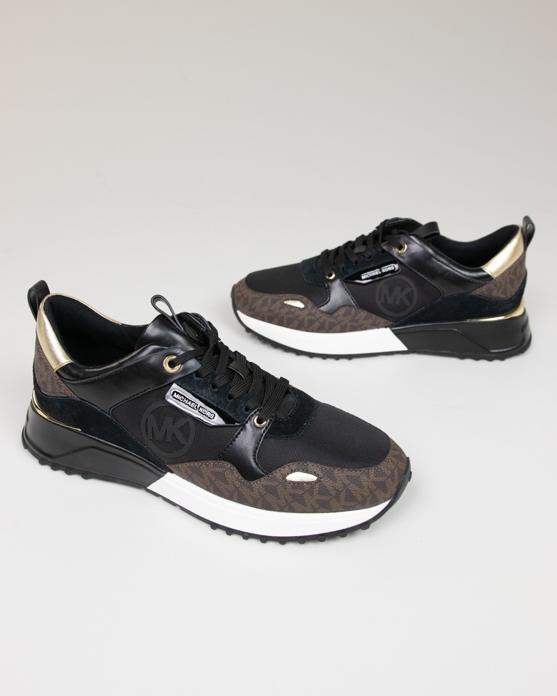 Michael Kors Theo Trainer Lage sneakers  - zwart