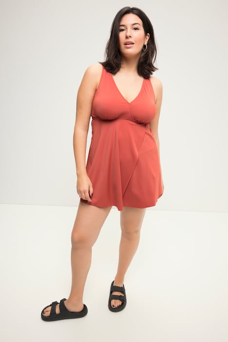 Tankini-Top, Softcups, Wickeloptik