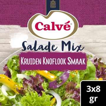Calvé Salade Mix Kruiden Knoflook 8 g