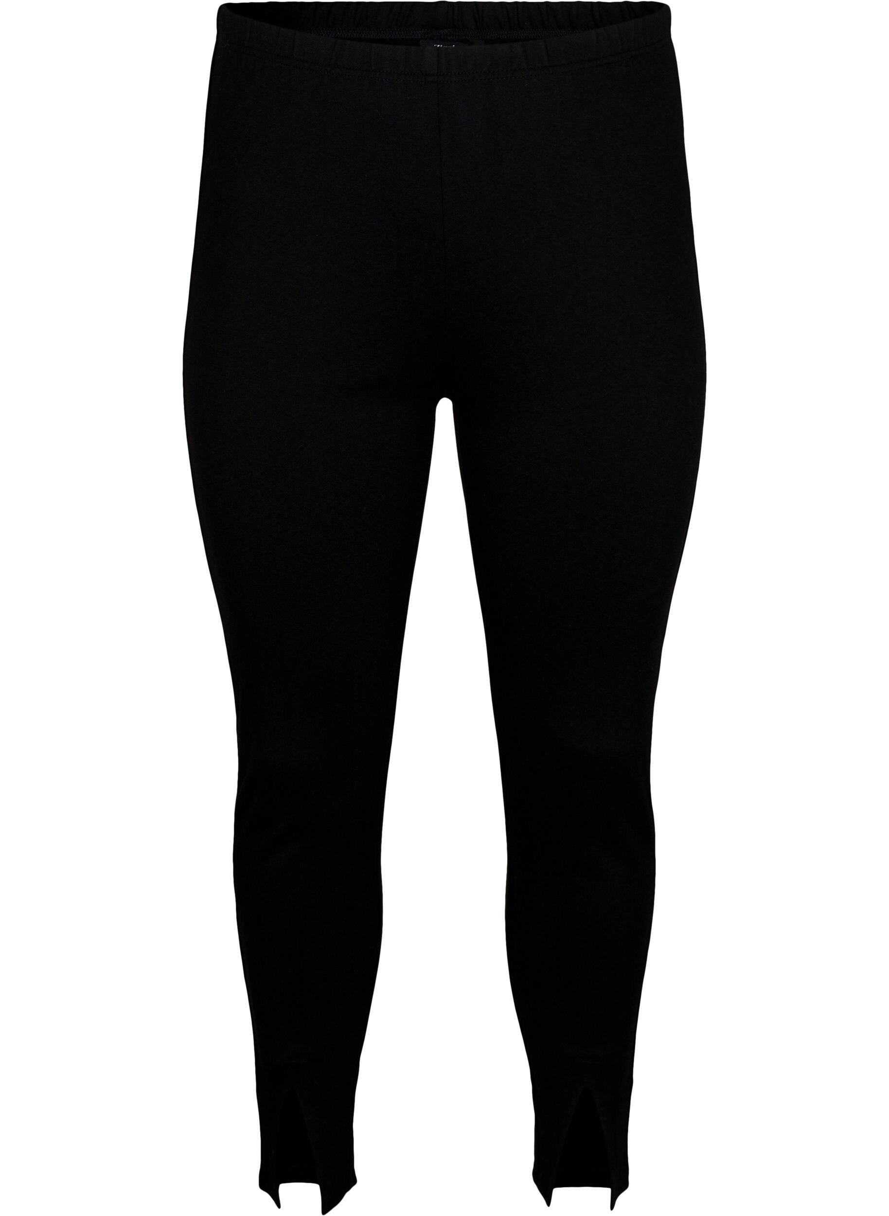 Viskose leggings med slids foran