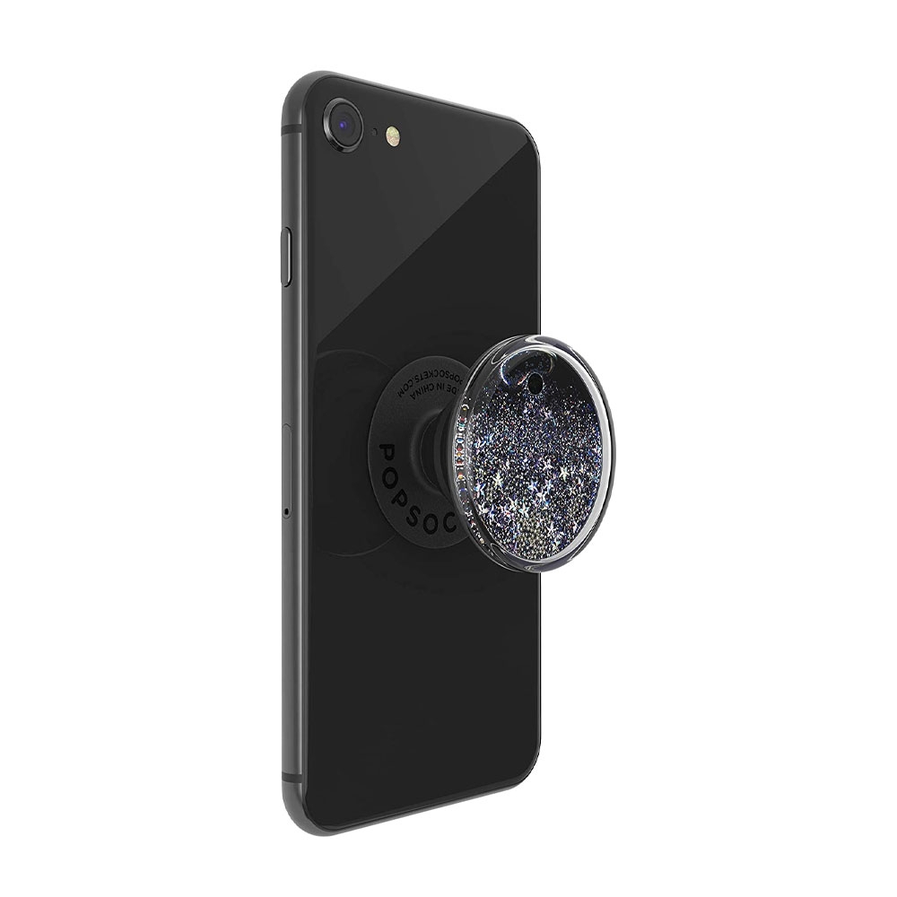 PopGrip Luxe Finger Griff Halterung für Smartphones / Tablets (801571) - Tidepool Starring Silver