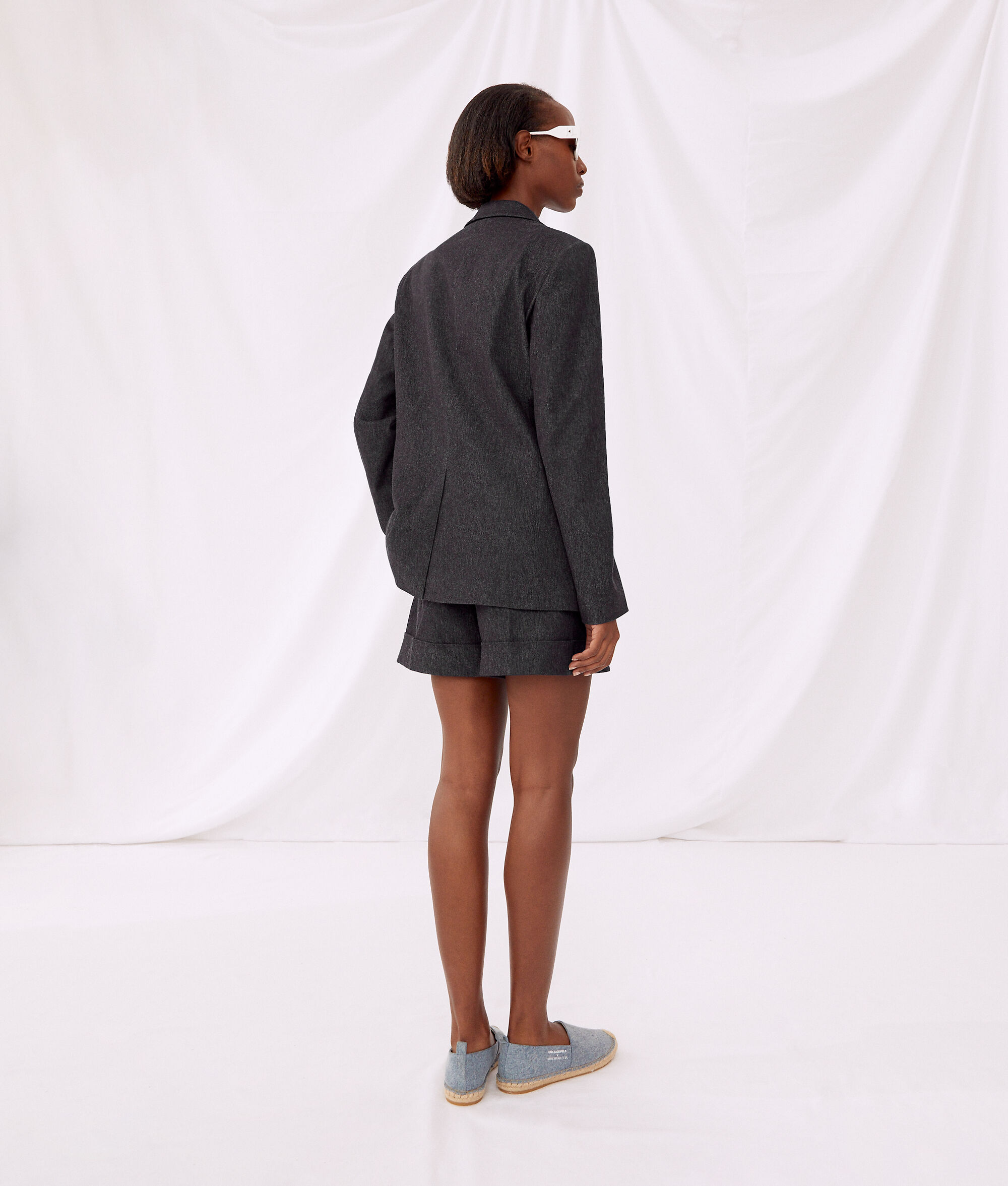 BLAZER AU LOOK DENIM KARL X AMBER VALLETTA