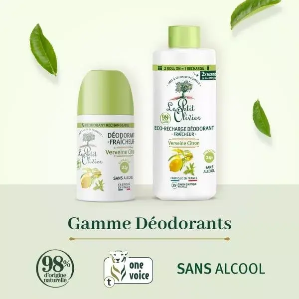 Le Petit Olivier - Eco-Refil - Desodorante - Limão Verbena 100ml