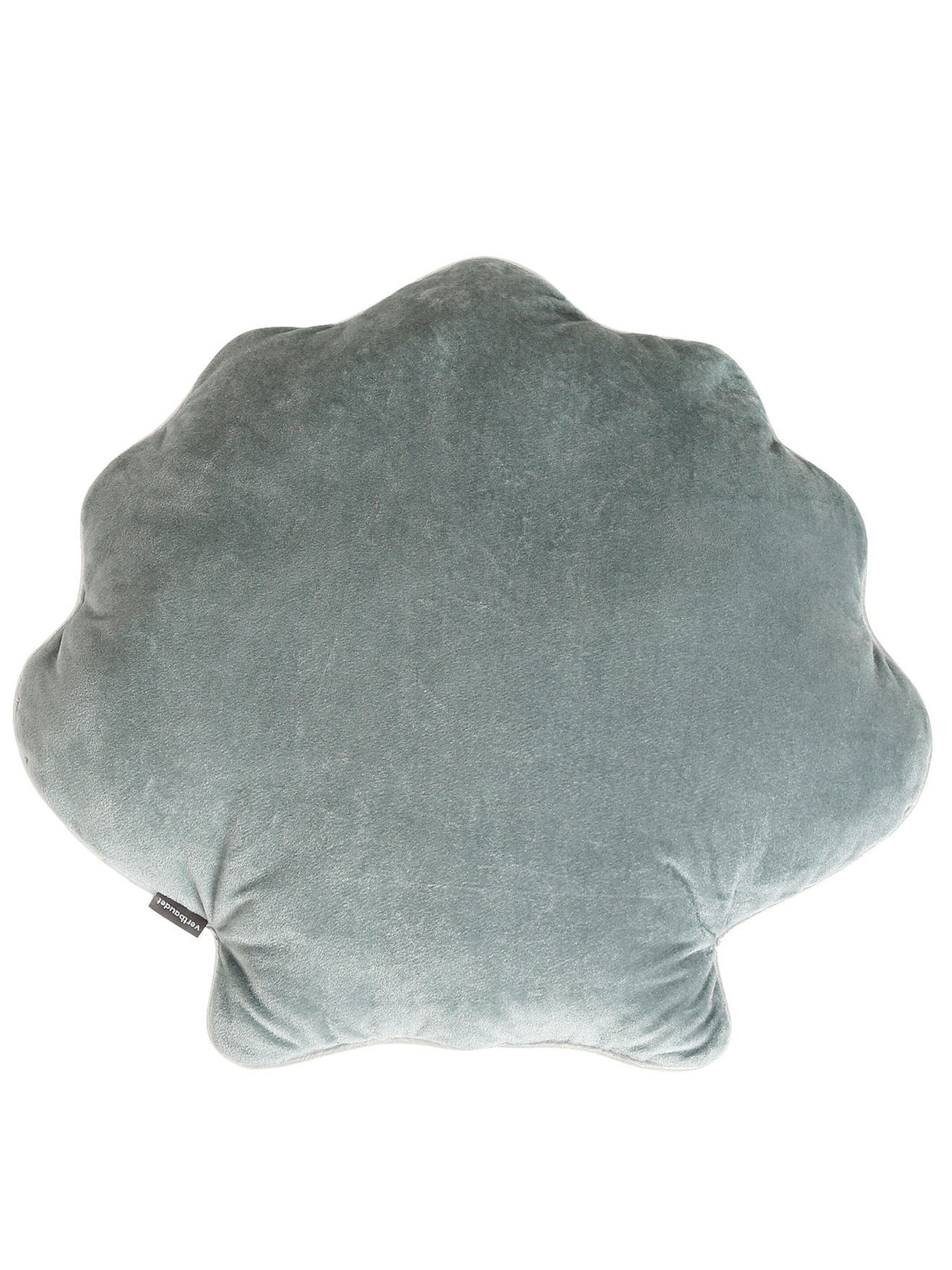 Vertbaudet Kinder Kissen MUSCHEL blau/grau