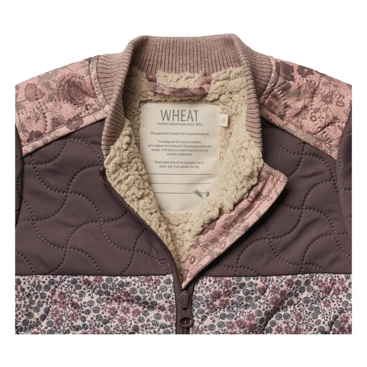 Wheat Veste Matelassée Matières Recyclées Hadis | Aubergine