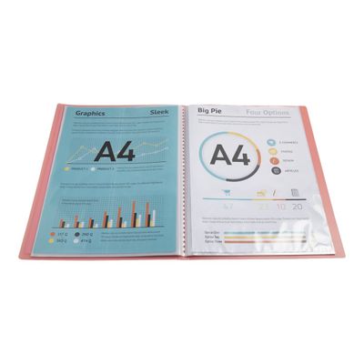 Exacompta Kreacover Pastel - Porte vues personnalisable - 60 vues - A4 - disponible dans différentes couleurs
