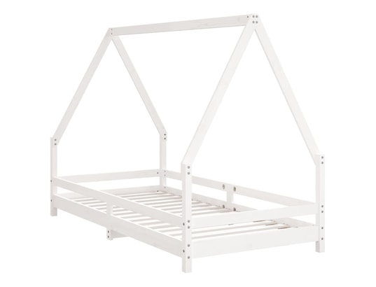 VIDAXL - Lit enfant Cadre de lit pour enfants blanc 90x190 cm bois de pin massif