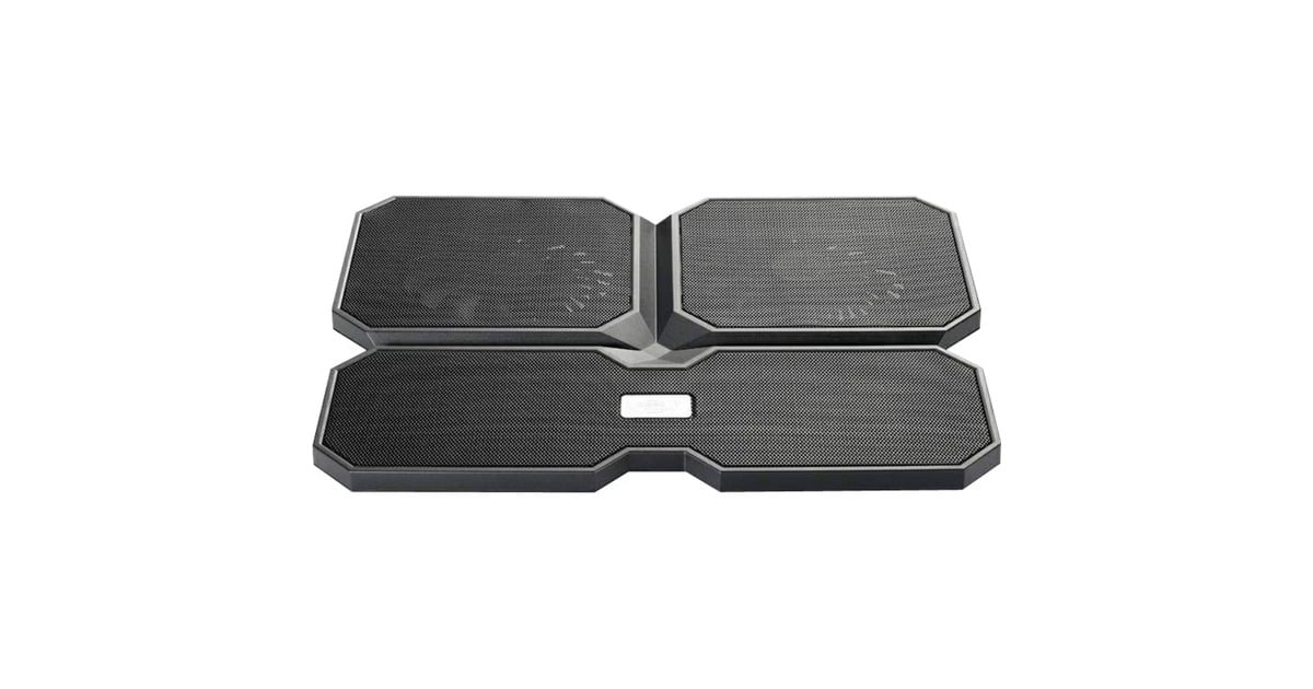 DeepCoolMULTI CORE X6 laptopkoeler  (Zwart, 2x USB 2.0)