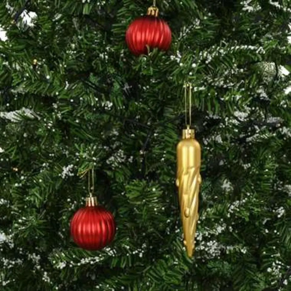 vidaXL Kerstboom sneeuwend met paraplubasis 190 cm groen