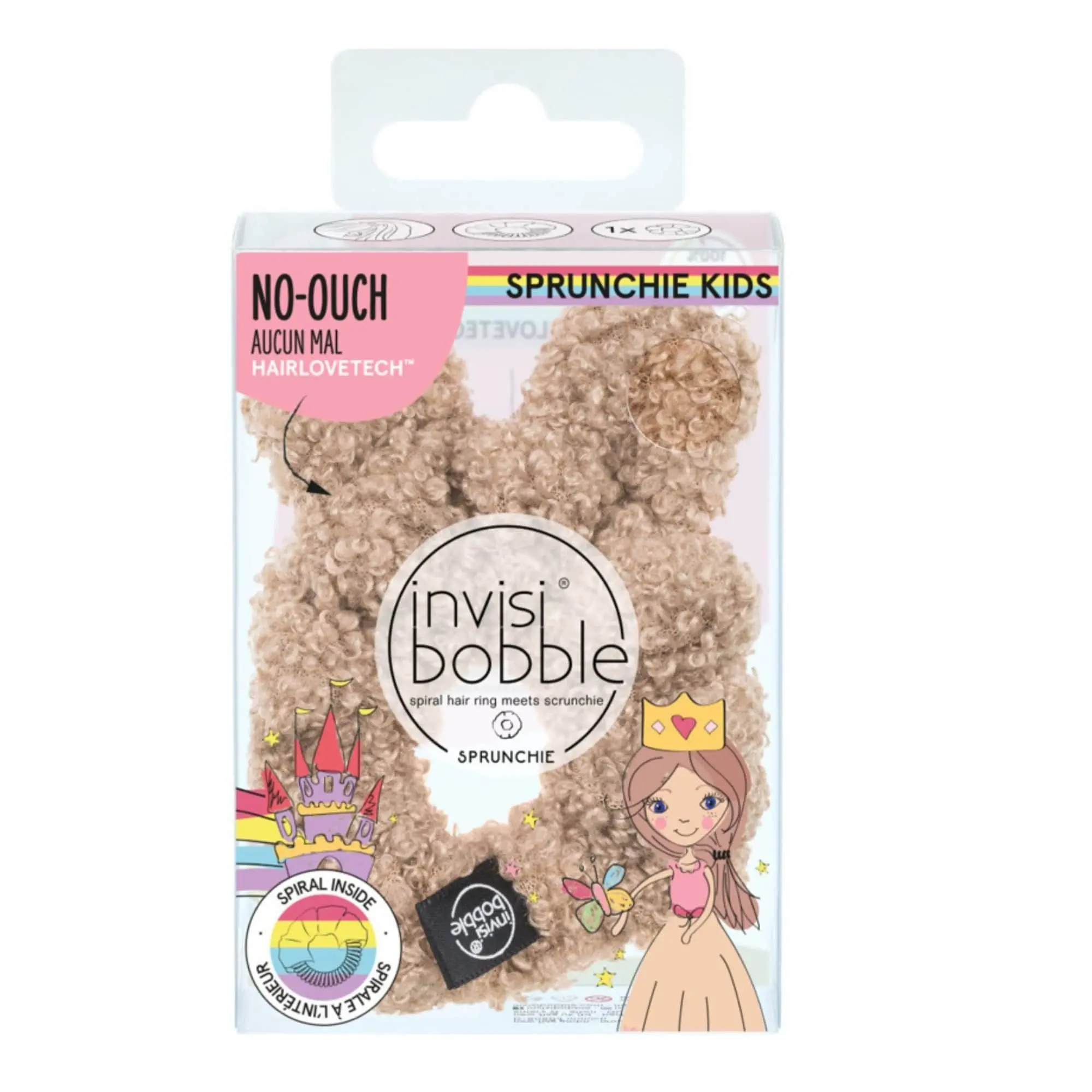 Invisibobble - TeddyKids Sprunchie- Élastique, barrette et pince
