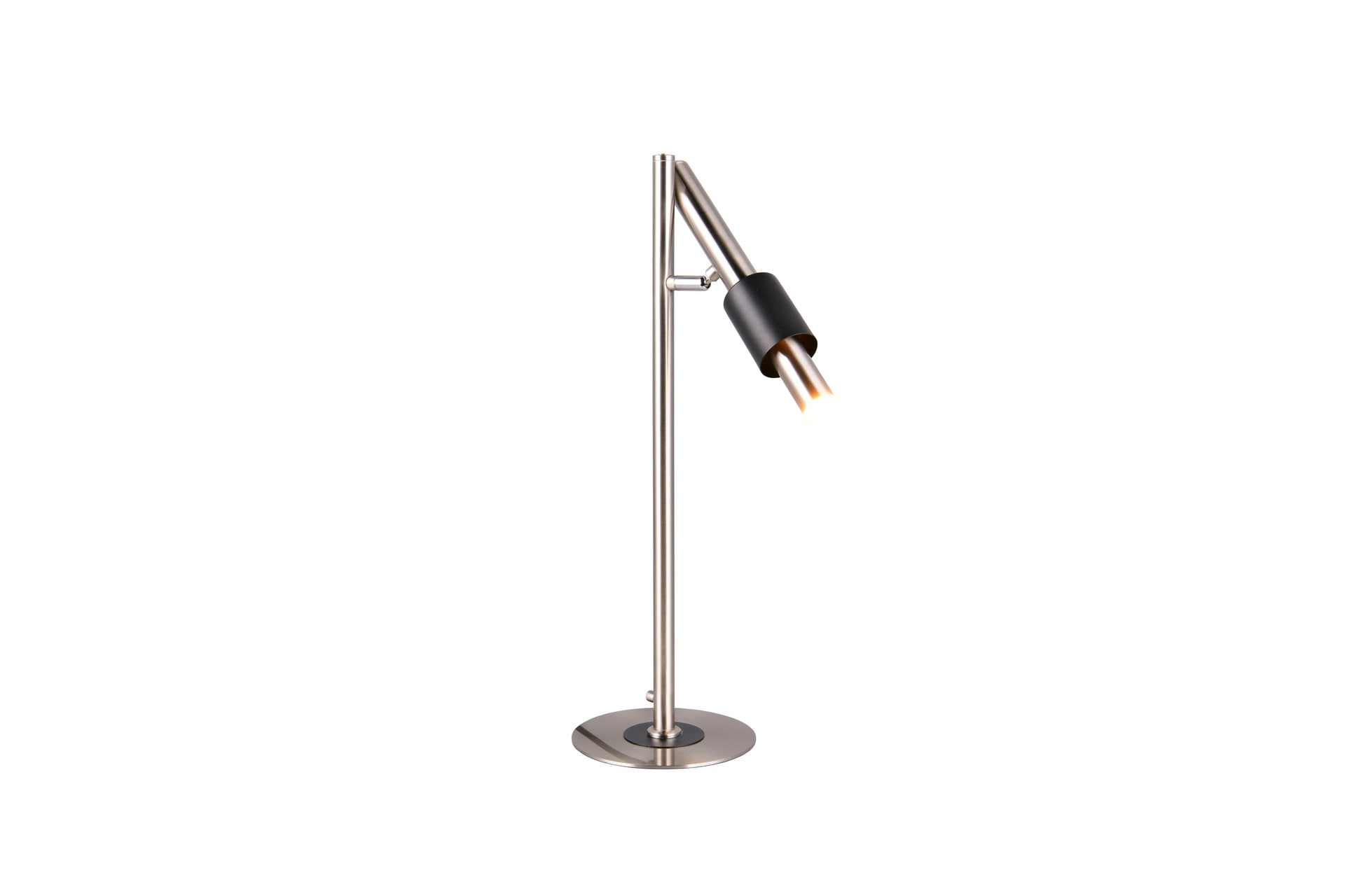 TRIO LED Tischlampe TRS IKARIS nickelfarbig