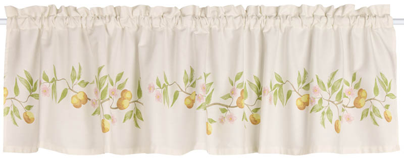 Peach gardinkappe 45x250
