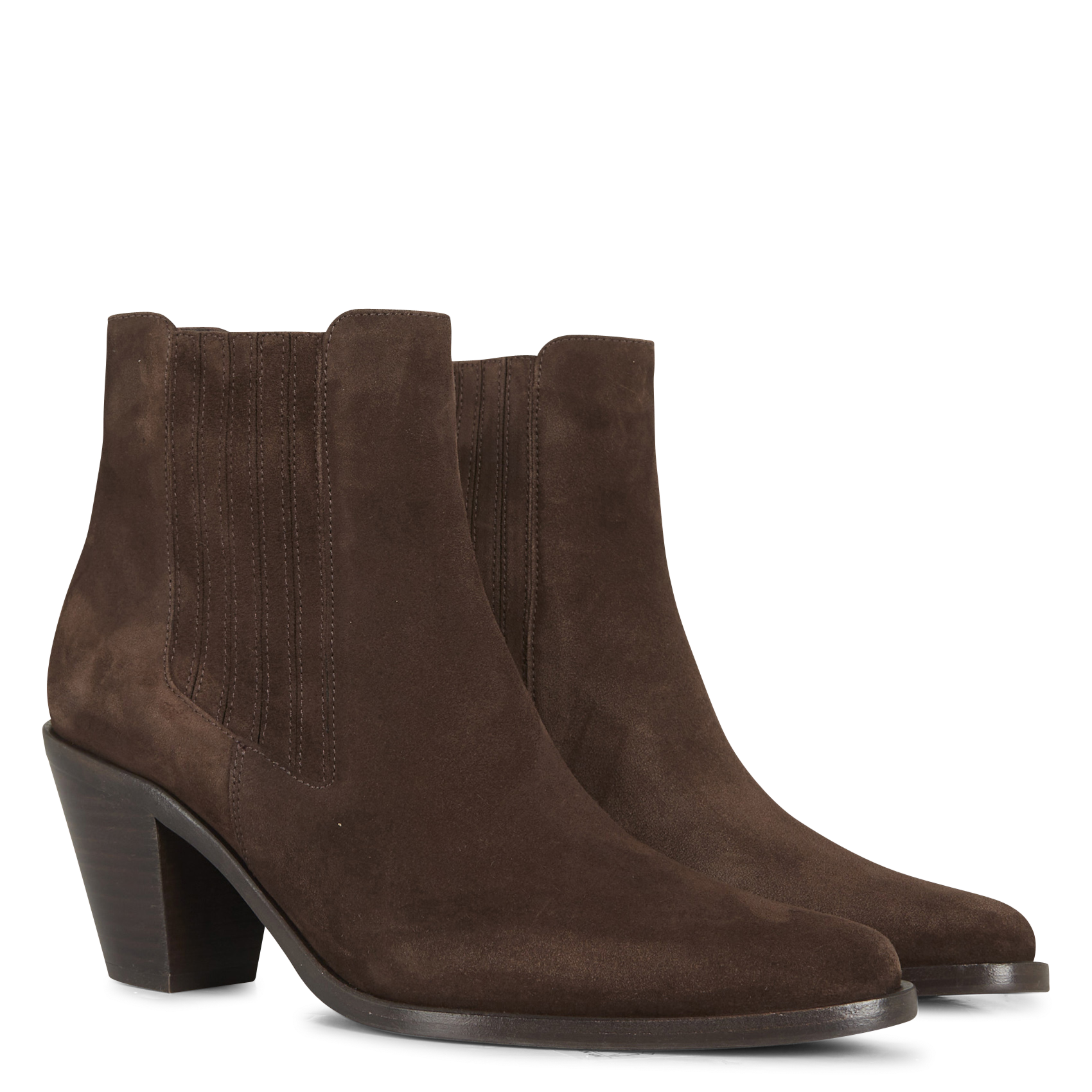 JANE 70 - Bottines Chelsea en cuir | Marron