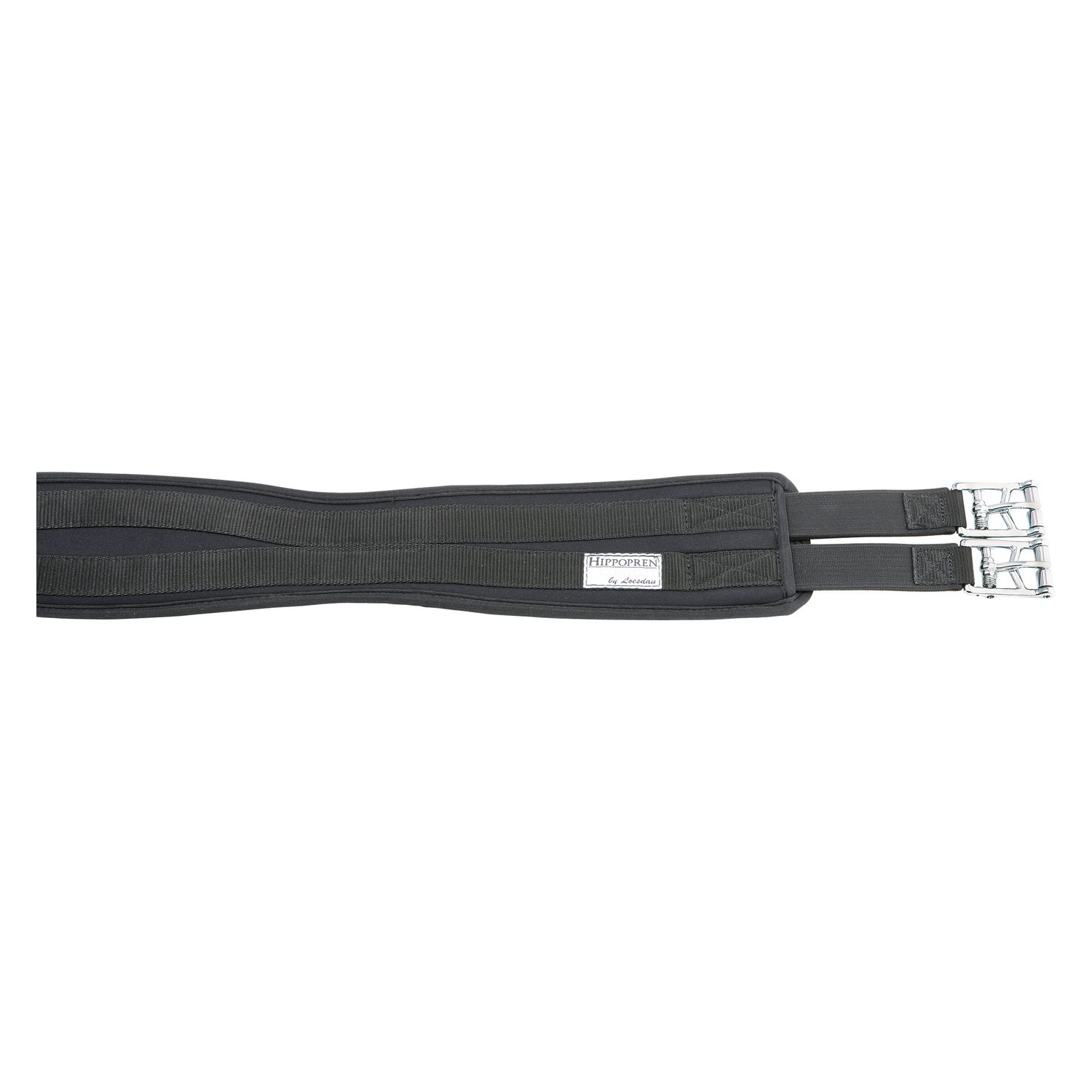Loesdau Sattelgurt Hippopren Comfort Memory  - schwarz