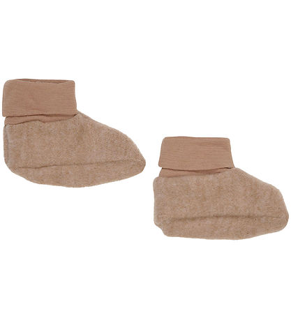 CeLaVi Krabbelschuhe - Wolle - Holzrauch