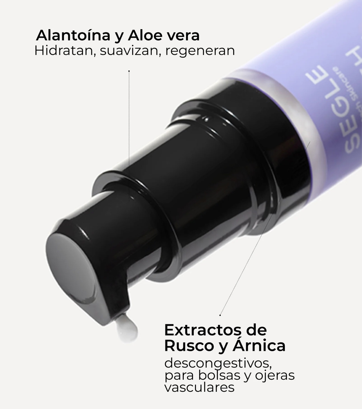 SEGLE - Sérum multifuncional para contorno de olhos e lábios Flash Serum