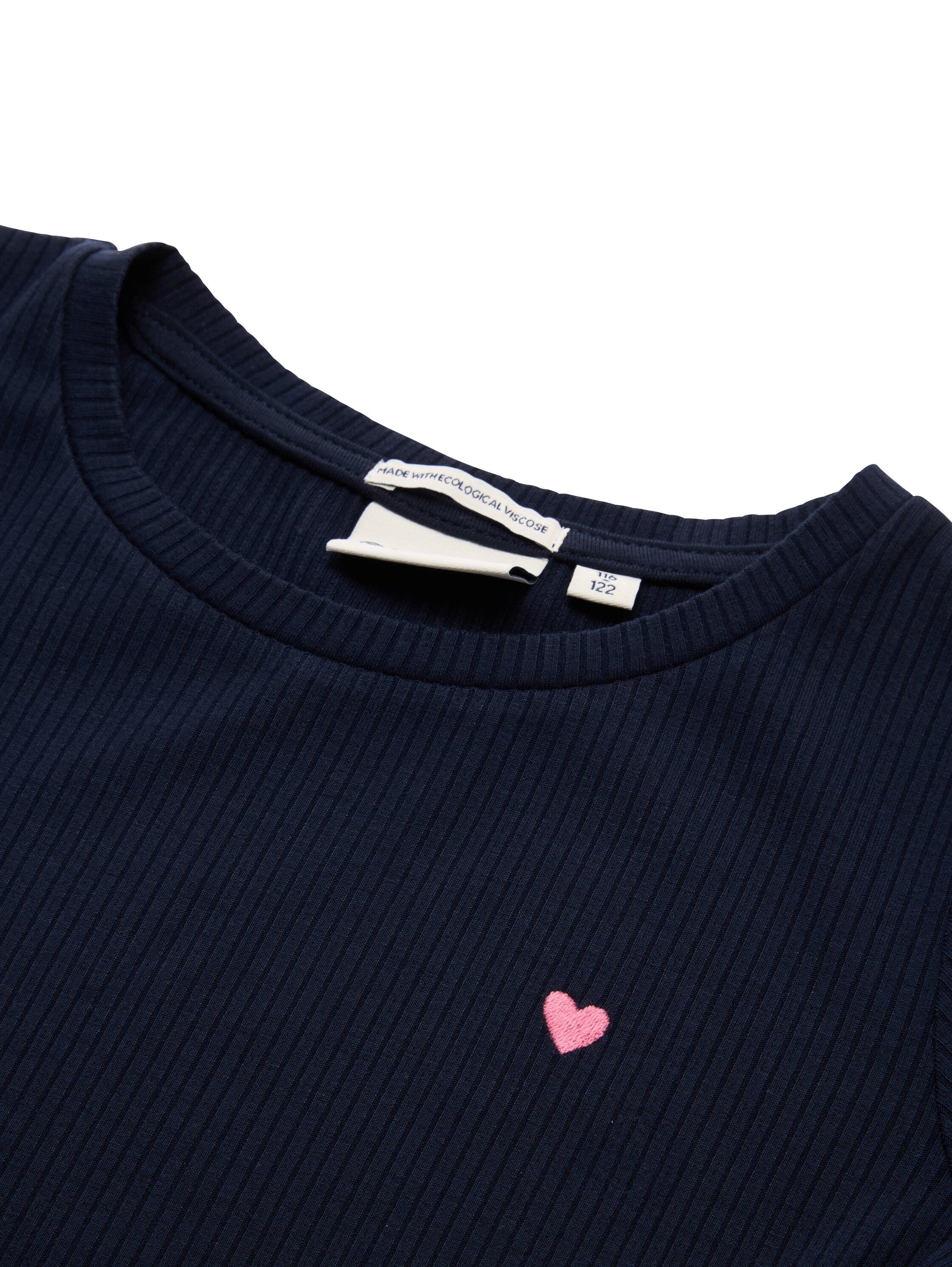TOM TAILOR Midikleid Ohne Taschen in Ripp-Optik, mit Stretch