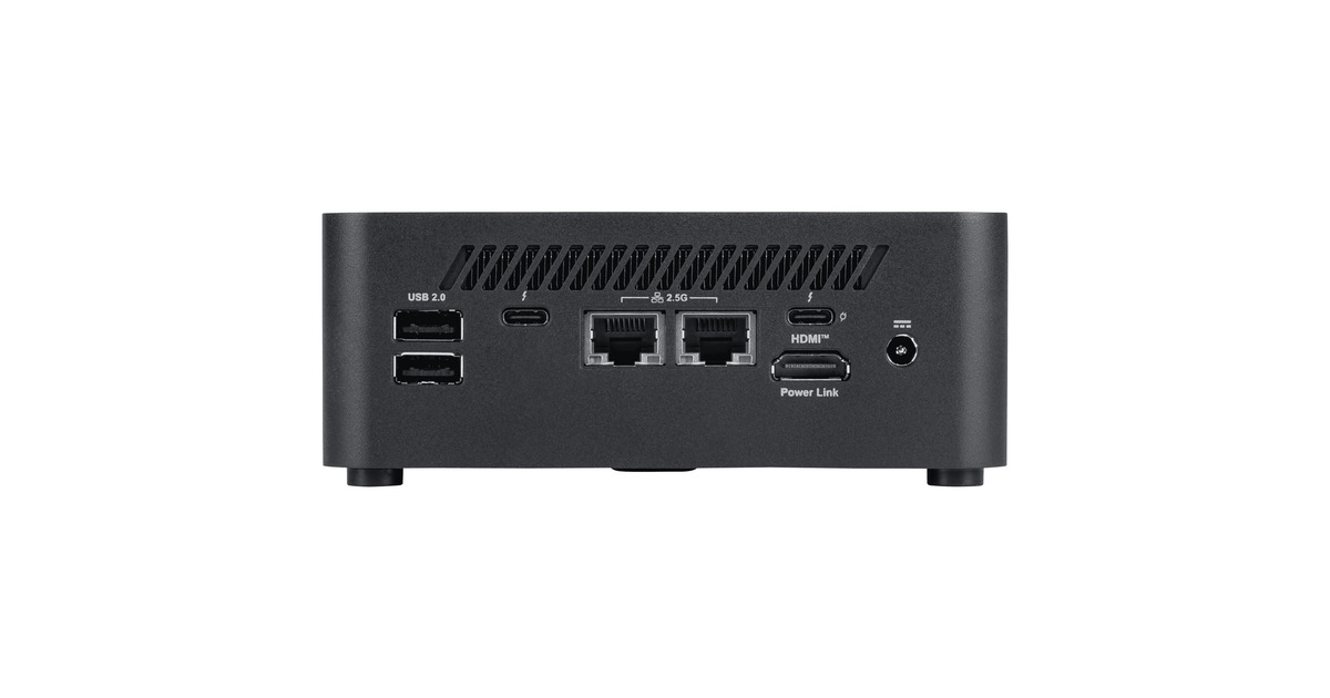 MSICubi NUC AI+ 2MG-002EU pc-systeem  (Zwart | Core Ultra 7 258V | Arc Graphics 140V | 32 GB | 1 TB SSD)