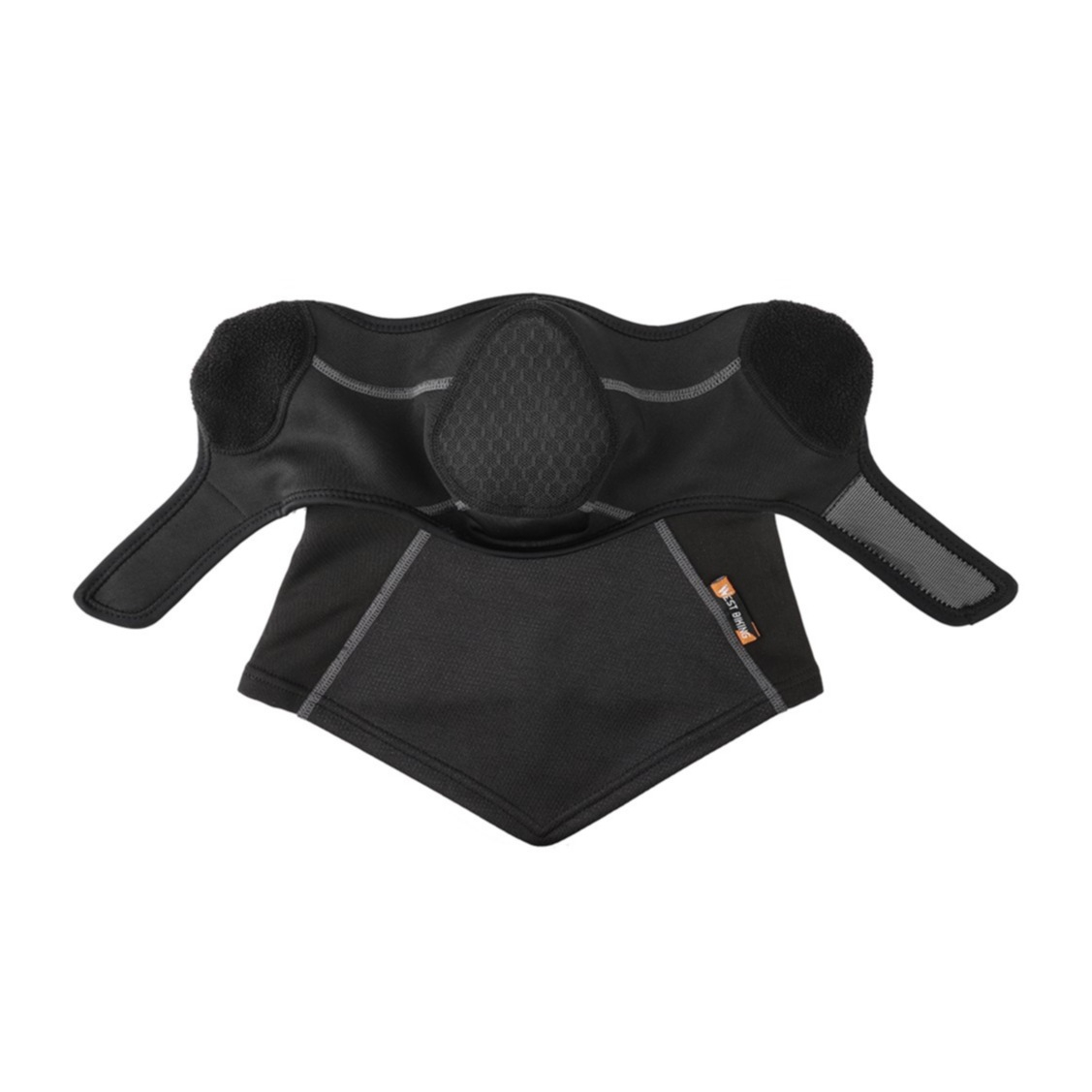 Thermo Bandana Schal Biker Sturm Maske (Motorrad / Ski / Fahrrad) - Schwarz