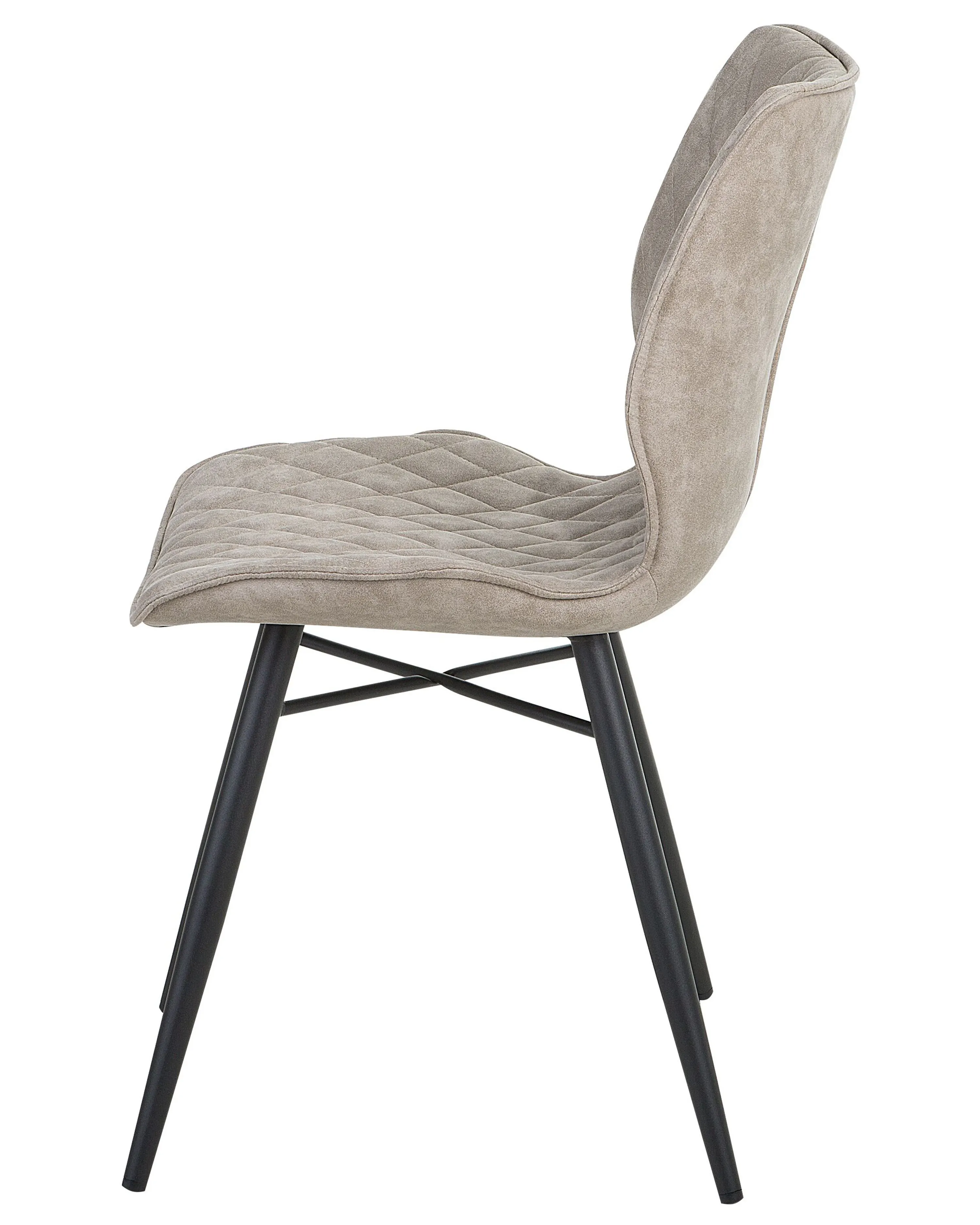 Set van 2 eetkamerstoelen LISLE Beige