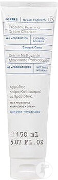 Korres KF Greek Yoghurt Crème Nettoyante Moussante Tube 150ml