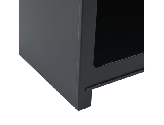 VIDAXL - Cheminée traditionnelle Foyer extérieur avec design de tour de stockage de bûches ac...
