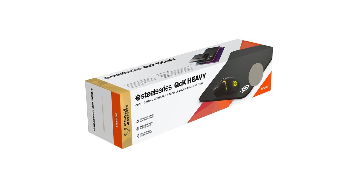 SteelSeriesQcK Heavy 2020 Edition gaming muismat