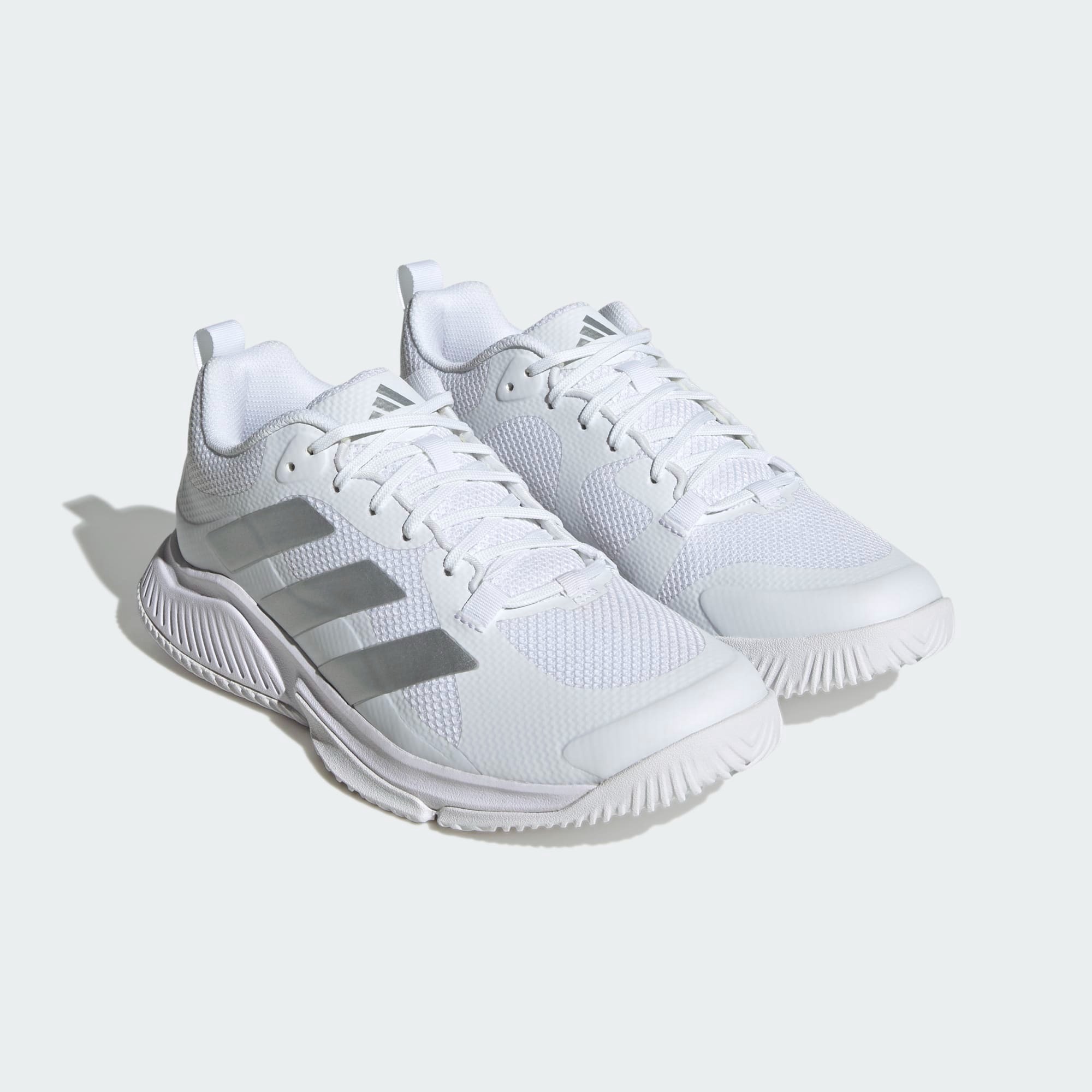 Court Team Bounce 2.0 Dame Cloud White/Silver Metallic/Grey One