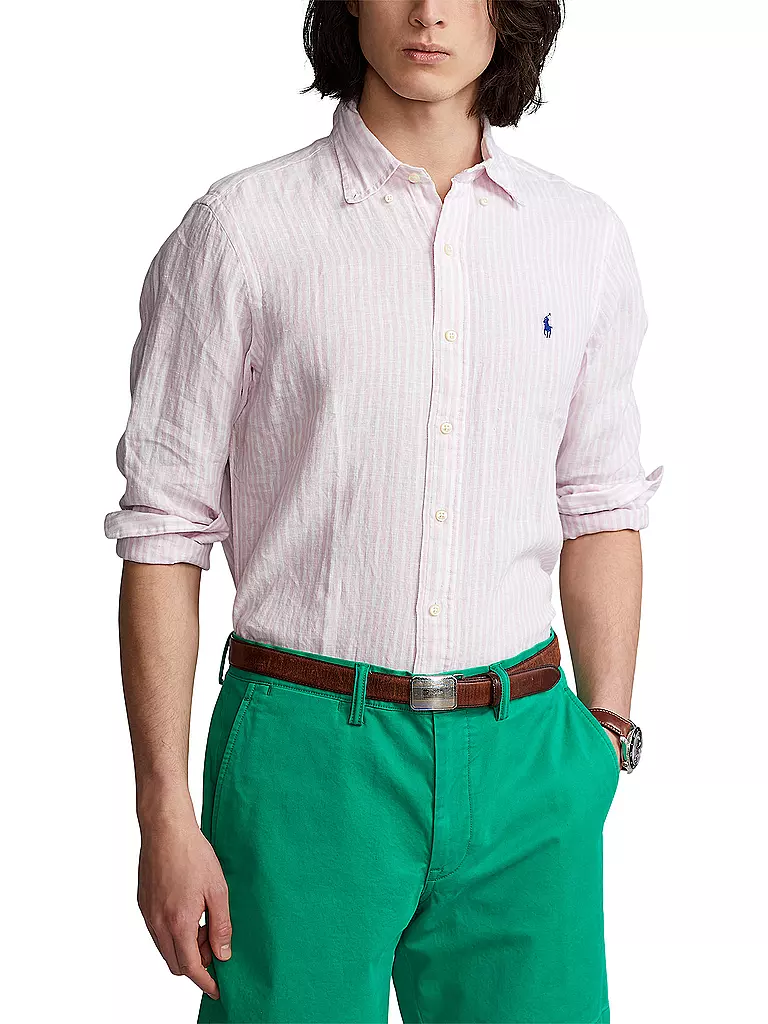 POLO RALPH LAUREN Leinenhemd  rosa