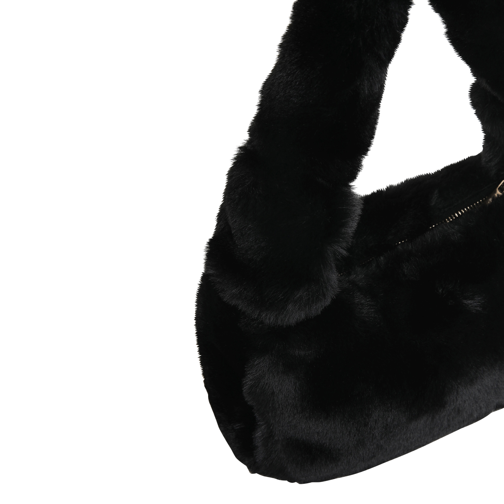 AVA - Sac en fourrure synthétique| Noir