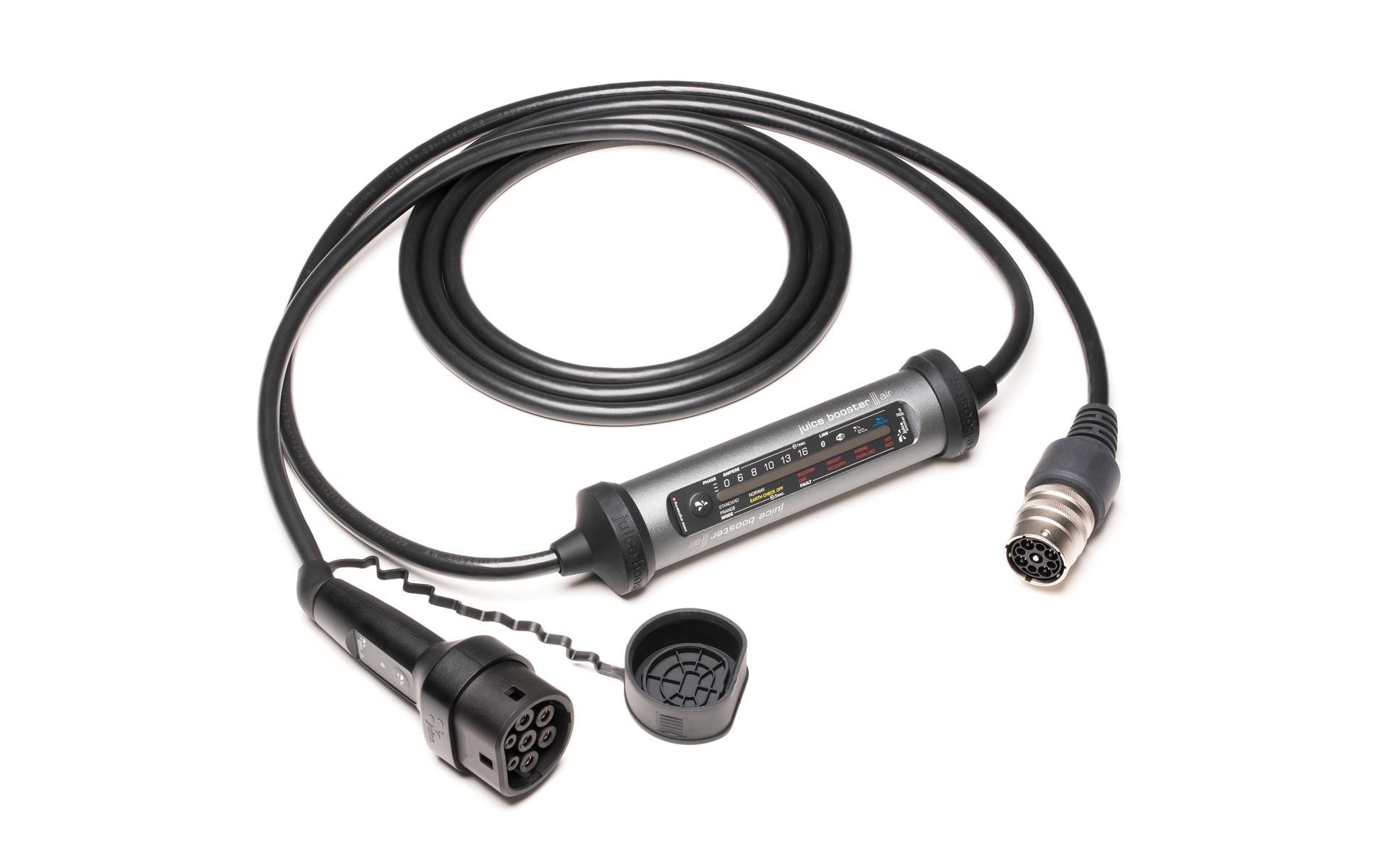 Mobile Ladestation JUICE BOOSTER 3 air Master Traveller Set<br>Die smarte Ladelösung für Elektrofahrzeuge für zuhause oder unterwegs