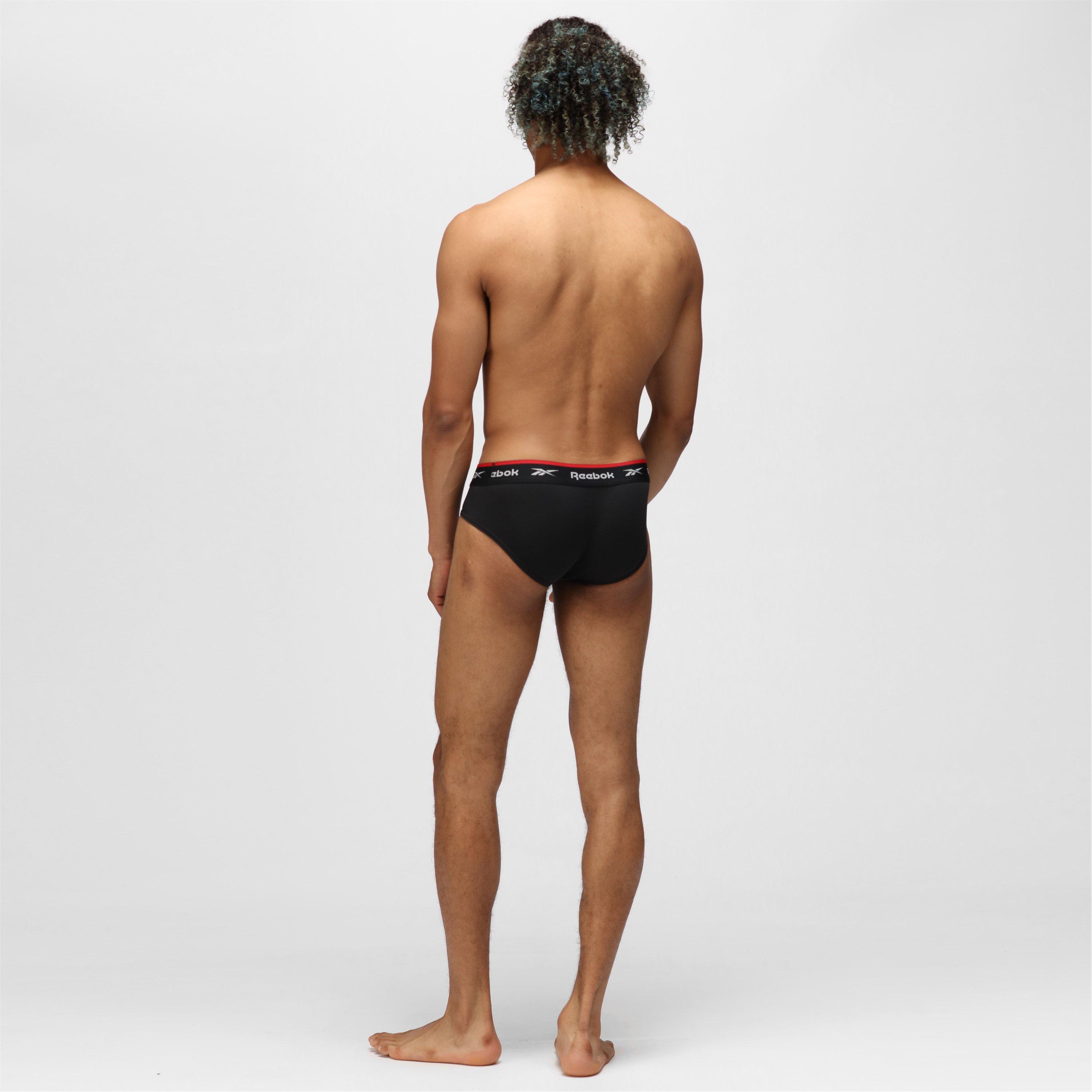 Reebok 3 Pack Wiggins Briefs Mens