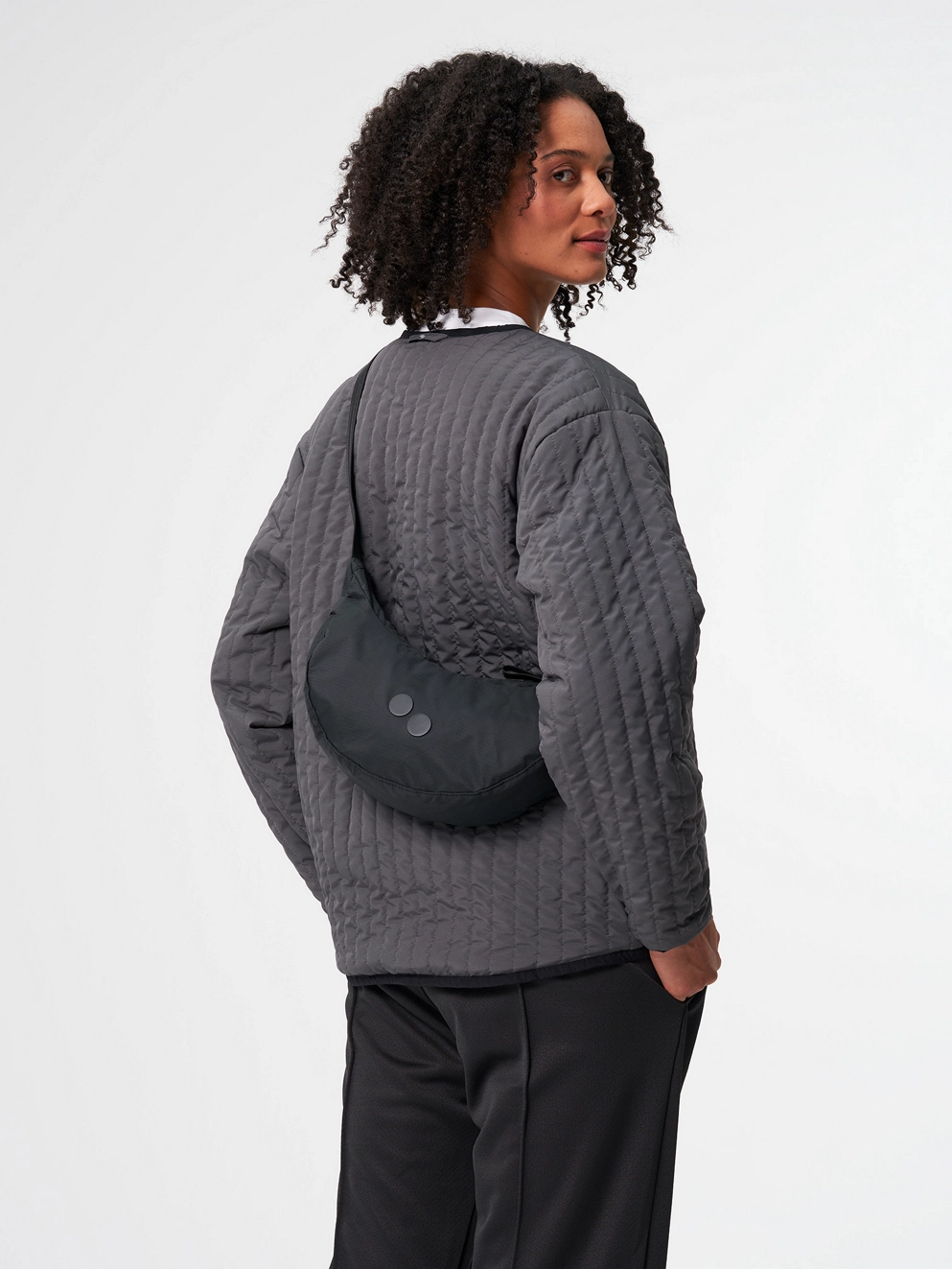 pinqponq Krumm Small Bag pure black