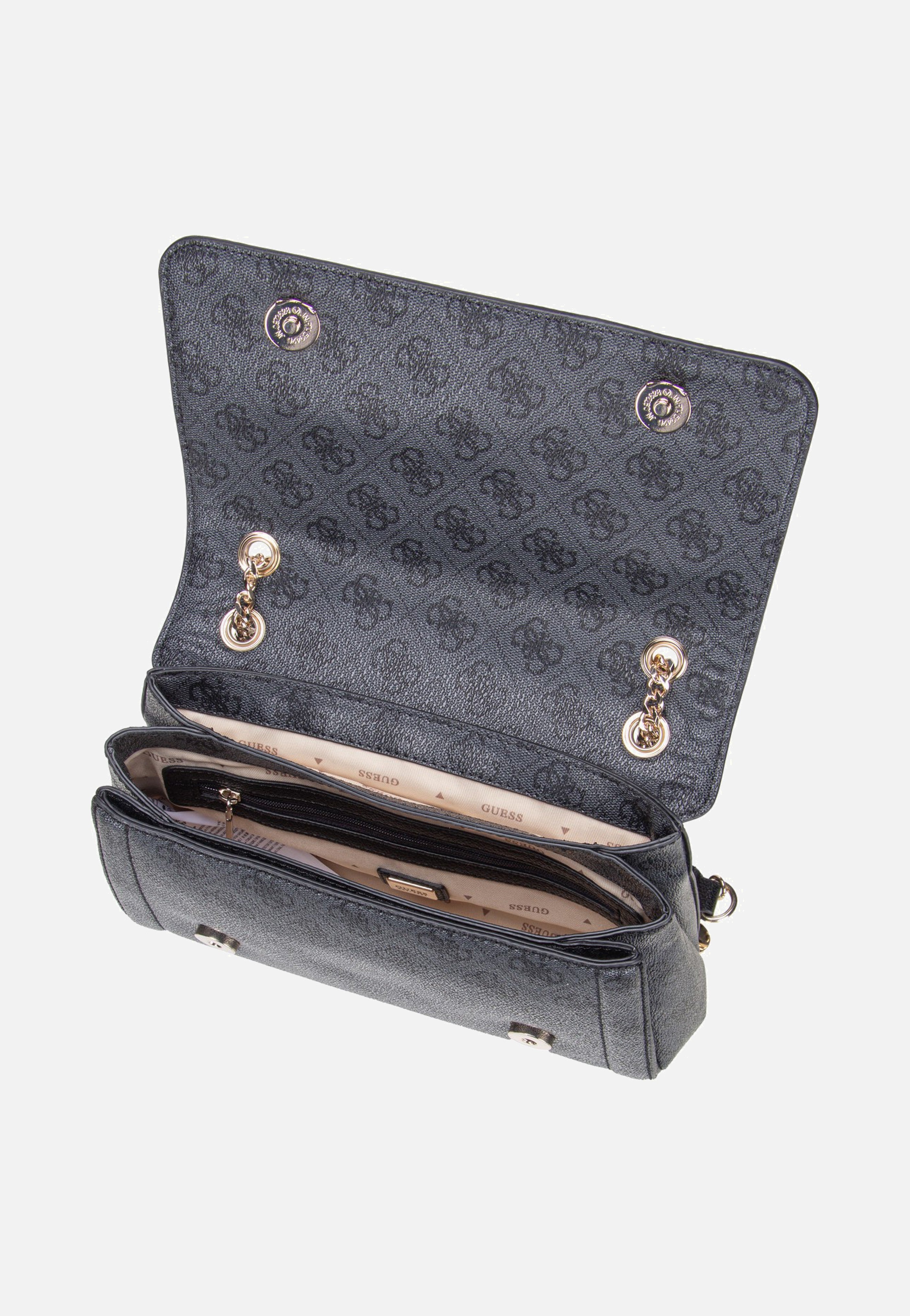 Noelle II Conv XBody Flap 72210 Coal Logo - Umhängetasche