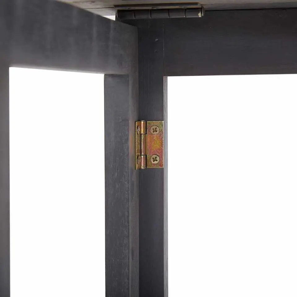 vidaXL - Balkontafel - Grijs - Hout