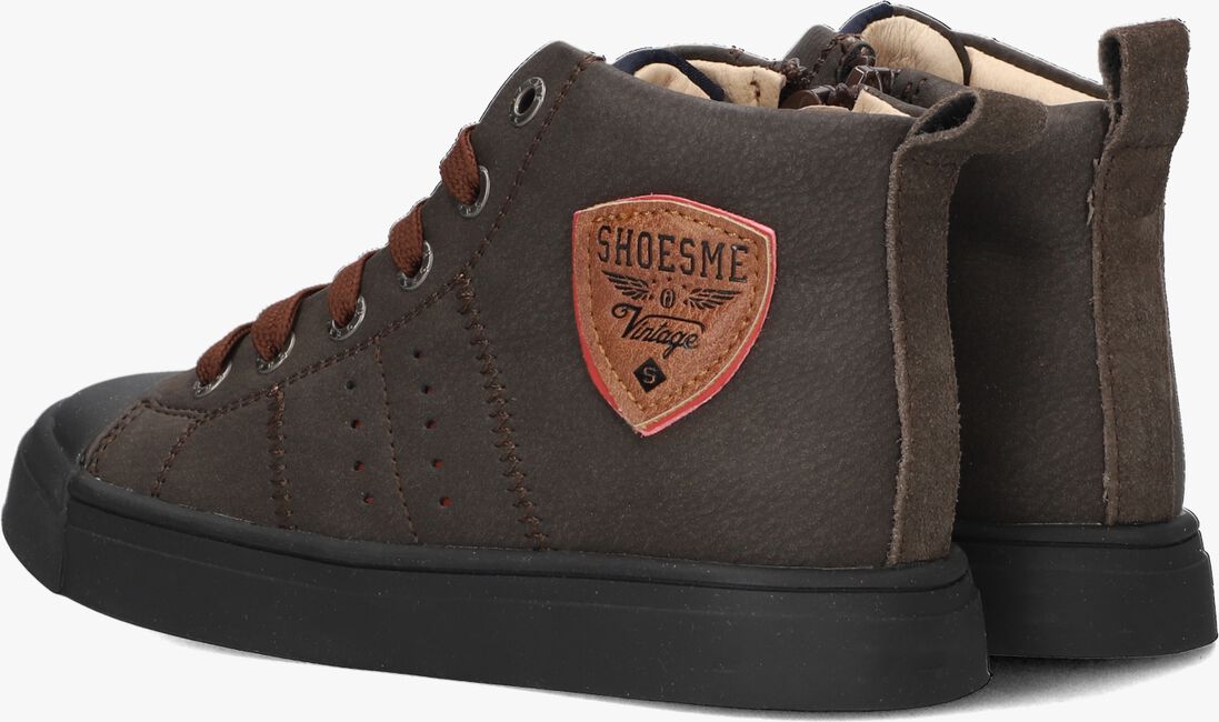 SHOESME bruine shoesme hoge sneaker sh23w036